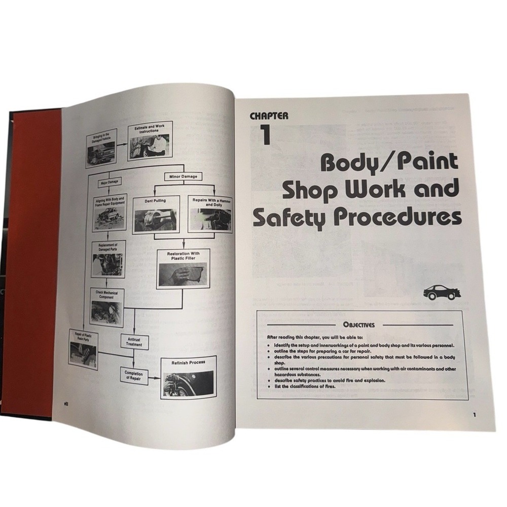 Motor Auto Body Repair by Robert Scharff Hardcover Book - Picture 3 of 6